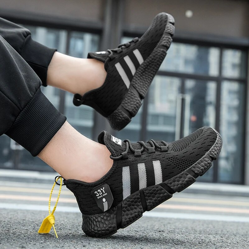 Pantofi de sport pentru bărbați, ușori, respirabili, cu plasă vulcanizată, pantofi sport confortabili pentru jogging, pantofi casual pentru bărbați, 2023
