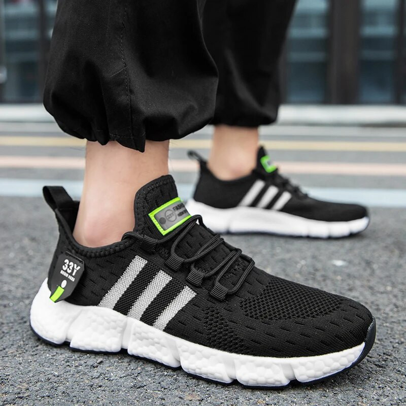 Pantofi de sport pentru bărbați, ușori, respirabili, cu plasă vulcanizată, pantofi sport confortabili pentru jogging, pantofi casual pentru bărbați, 2023