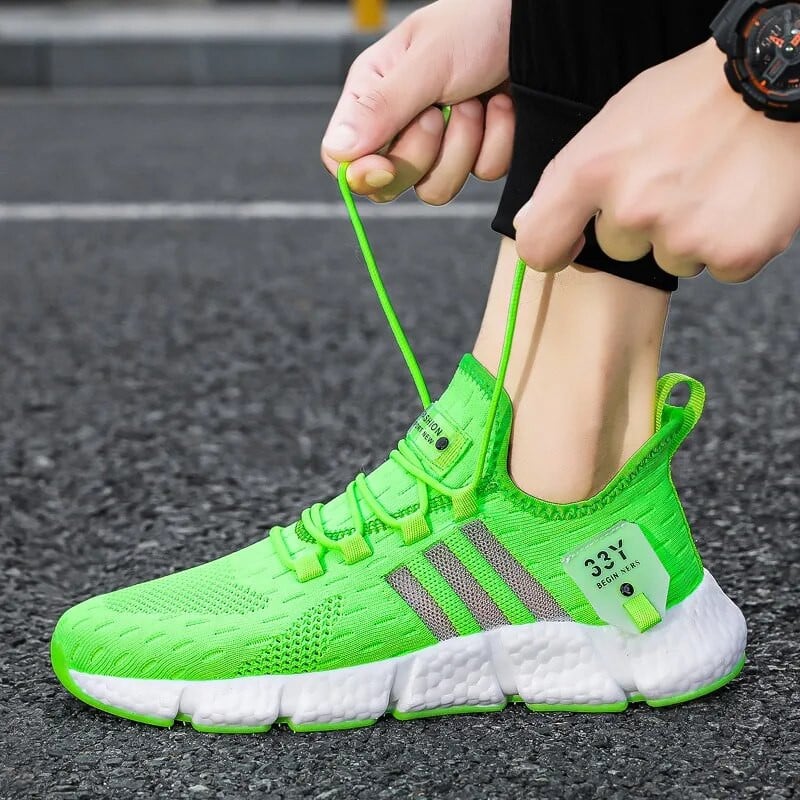 Pantofi de sport pentru bărbați, ușori, respirabili, cu plasă vulcanizată, pantofi sport confortabili pentru jogging, pantofi casual pentru bărbați, 2023