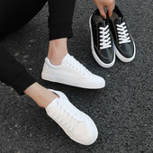 Pantofi pentru bărbați, pantofi alb catifelat, clasici, casual, cu platformă, respirabil, skateboard-uri, la modă, cu șireturi, pantofi din pânză, Zapatillas Hombre