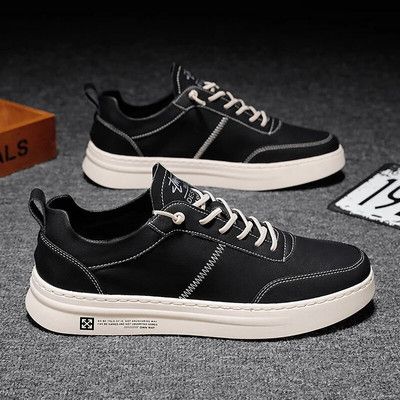 Pánske ležérne plátené topánky pre chlapcov, pohodlné tenisky, topánky na mólo, pánske tenisky, náradie, chôdza, muž 2023, nové biele ležérne pánske topánky