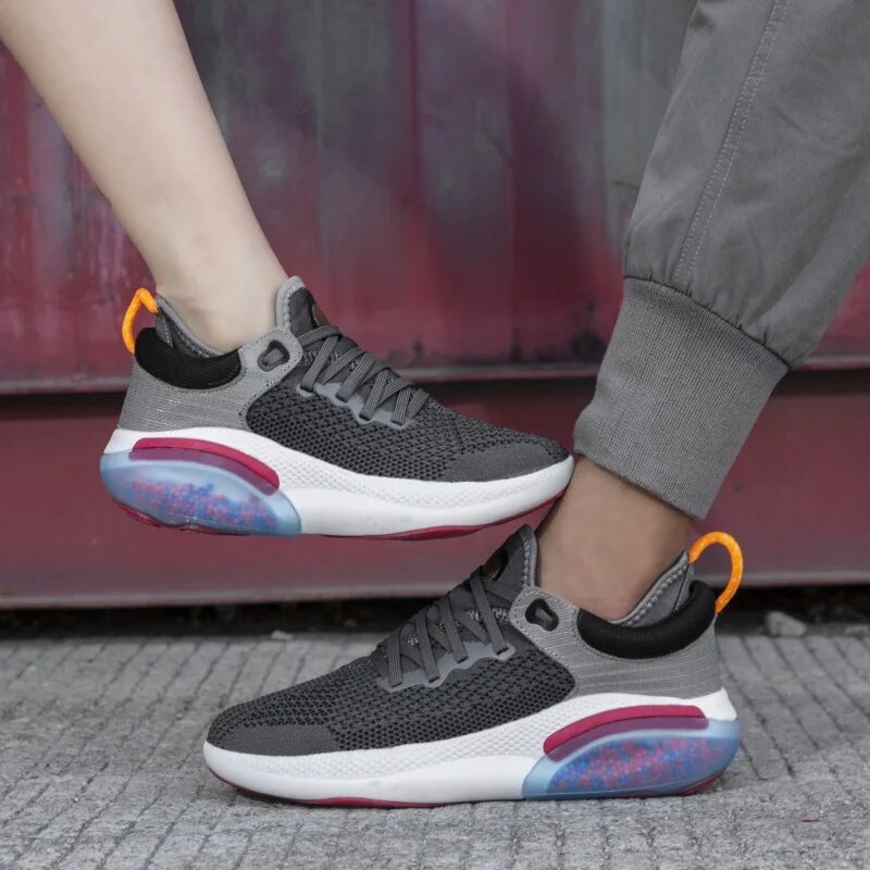 Dámske tenisky Tenis Masculino Granule Air Cushion pre páry, unisex, ľahké, priedušné, pohodlné, sieťované, biele, na chôdzu