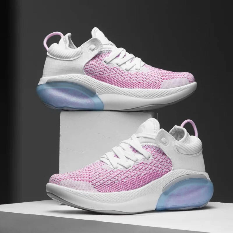 Dámske tenisky Tenis Masculino Granule Air Cushion pre páry, unisex, ľahké, priedušné, pohodlné, sieťované, biele, na chôdzu