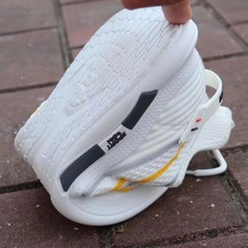 Мъжки маратонки 2022 г. Нова мода Дишащи мрежести ежедневни обувки Ниски връхни връзки Леки мъжки обувки за бягане Zapatill as