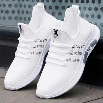 Pánske tenisky 2022 Nové módne priedušné sieťované ležérne topánky Nízke šnurovacie ľahké bežecké pánske topánky Zapatill as