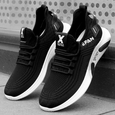 Pánske tenisky 2022 Nové módne priedušné sieťované ležérne topánky Nízke šnurovacie ľahké bežecké pánske topánky Zapatill as