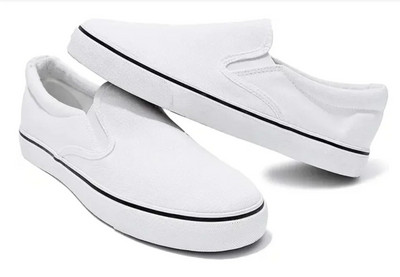 2024, primăvară toamnă, tendință la modă, pantofi albi, pantofi plati din pânză, bărbați, femei, cuplu, pantofi, pantofi de culoare solidă, mocasini casual