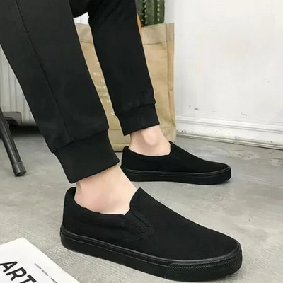 2024, primăvară toamnă, tendință la modă, pantofi albi, pantofi plati din pânză, bărbați, femei, cuplu, pantofi, pantofi de culoare solidă, mocasini casual