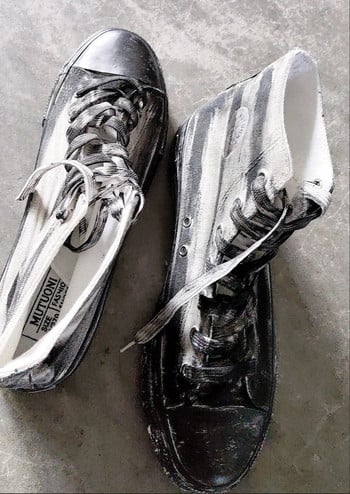 New Ins Fashion Cool Мръсни стари платнени обувки Мъжки маратонки в хип-хоп стил Училище Момче Момиче Студентски обувки Мръсни маратонки Distressed