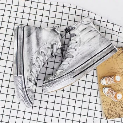 New Ins Fashion Cool, murdari, vechi, pantofi din pânză, pantofi pentru bărbați, stil hip hop, școală, băiat, fată, pantofi pentru elevi, pantofi murdari, distressed