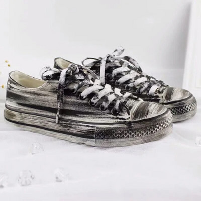 New Ins Fashion Cool, murdari, vechi, pantofi din pânză, pantofi pentru bărbați, stil hip hop, școală, băiat, fată, pantofi pentru elevi, pantofi murdari, distressed