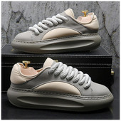 Pánske vulkanizované tenisky, tenisové športové PU nazúvacie topánky, 3 farby, vysoko kvalitné turistické topánky, outdoorové ležérne topánky pre mužov