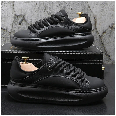 Pánske vulkanizované tenisky, tenisové športové PU nazúvacie topánky, 3 farby, vysoko kvalitné turistické topánky, outdoorové ležérne topánky pre mužov