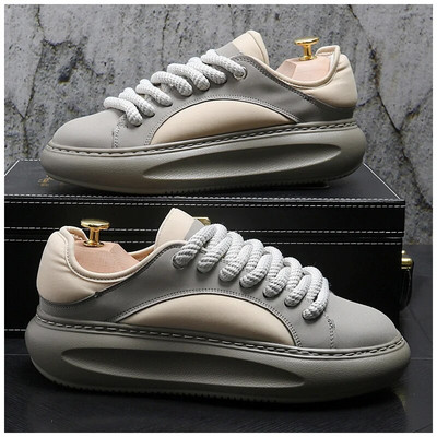 Pánske vulkanizované tenisky, tenisové športové PU nazúvacie topánky, 3 farby, vysoko kvalitné turistické topánky, outdoorové ležérne topánky pre mužov