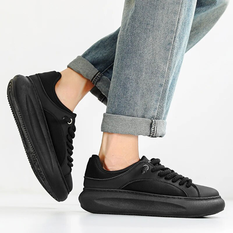 Pánske vulkanizované tenisky, tenisové športové PU nazúvacie topánky, 3 farby, vysoko kvalitné turistické topánky, outdoorové ležérne topánky pre mužov