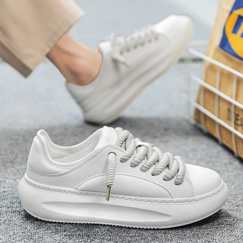 Pánske vulkanizované tenisky, tenisové športové PU nazúvacie topánky, 3 farby, vysoko kvalitné turistické topánky, outdoorové ležérne topánky pre mužov