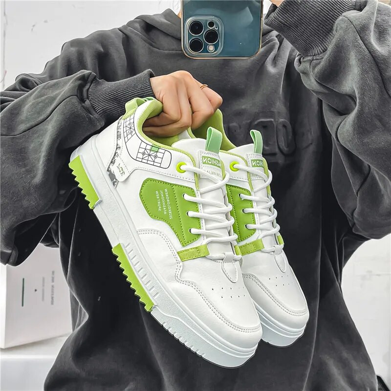 Pantofi vulcanizați noi pentru bărbați, pantofi pentru studenți, pentru bărbați, pantofi pentru studenți, ocazionali, pantofi de mers, ușoare, sport, pantofi