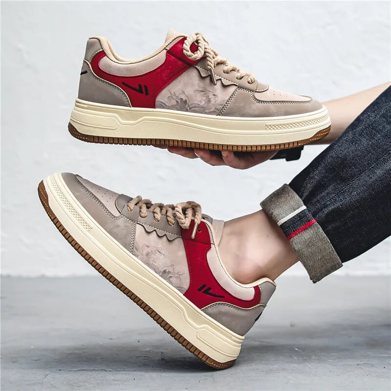 Pánske skateboardové topánky, plátené pohodlné vulkanizované topánky, univerzálne pánske ležérne tenisky, módne študentské topánky