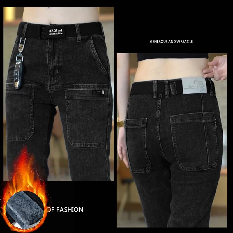 Pánske rifle slim džínsy 2023, nové, skinny, viacvreckové, módne, značkové, džínsové, streetwear