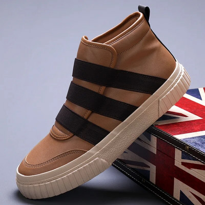 Meeste vabaajasaapad Meeste tossud, meeste tossud, elastsed rihmad, lõuendist kingad Kummist vulkaniseeritud kingad, PU libisemine kevadsügisel