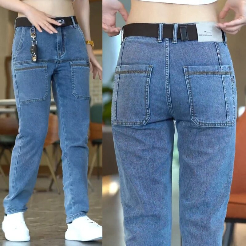 2023, blugi slim pentru bărbați, stretch skinny, cu mai multe buzunare, pantaloni de designer de modă, denim, îmbrăcăminte de marcă masculină, îmbrăcăminte de stradă