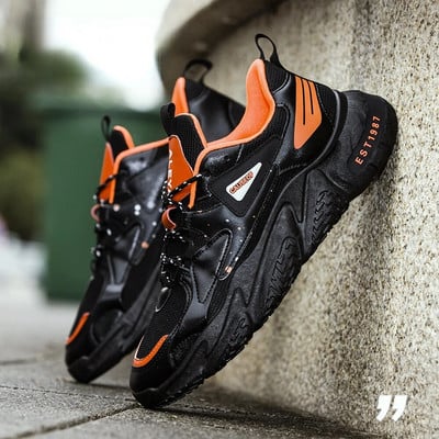 Moda fierbinte Pantofi confortabili cu talpă respirabilă din plasă de vară Reducere fierbinte pentru bărbați Pantofi casual pentru bărbați, cu fund gros, pantofi de jos, respirabili