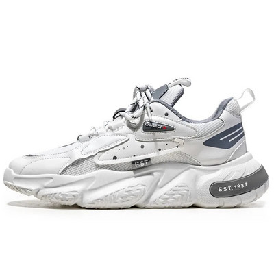 Moda fierbinte Pantofi confortabili cu talpă respirabilă din plasă de vară Reducere fierbinte pentru bărbați Pantofi casual pentru bărbați, cu fund gros, pantofi de jos, respirabili