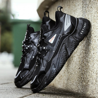 Moda fierbinte Pantofi confortabili cu talpă respirabilă din plasă de vară Reducere fierbinte pentru bărbați Pantofi casual pentru bărbați, cu fund gros, pantofi de jos, respirabili