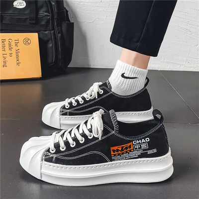 Ανδρικά αθλητικά παπούτσια Shell Toe Αντιολισθητικά βουλκανιζέ Παπούτσια Παπούτσια Casual Flat Ανδρικά παπούτσια επιβίβασης Επίπεδα παπούτσια περπάτημα καμβά