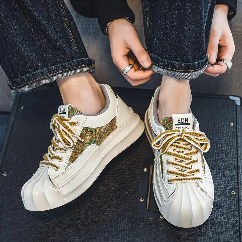 Ανδρικά αθλητικά παπούτσια Shell Toe Αντιολισθητικά βουλκανιζέ Παπούτσια Παπούτσια Casual Flat Ανδρικά παπούτσια επιβίβασης Επίπεδα παπούτσια περπάτημα καμβά