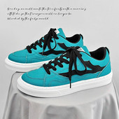 Pantofi de pânză cu platformă Harajuku pentru bărbați, 2023, primăvară, vară, pantofi casual, pantofi vulcanizați confortabili, pantofi pentru bărbați