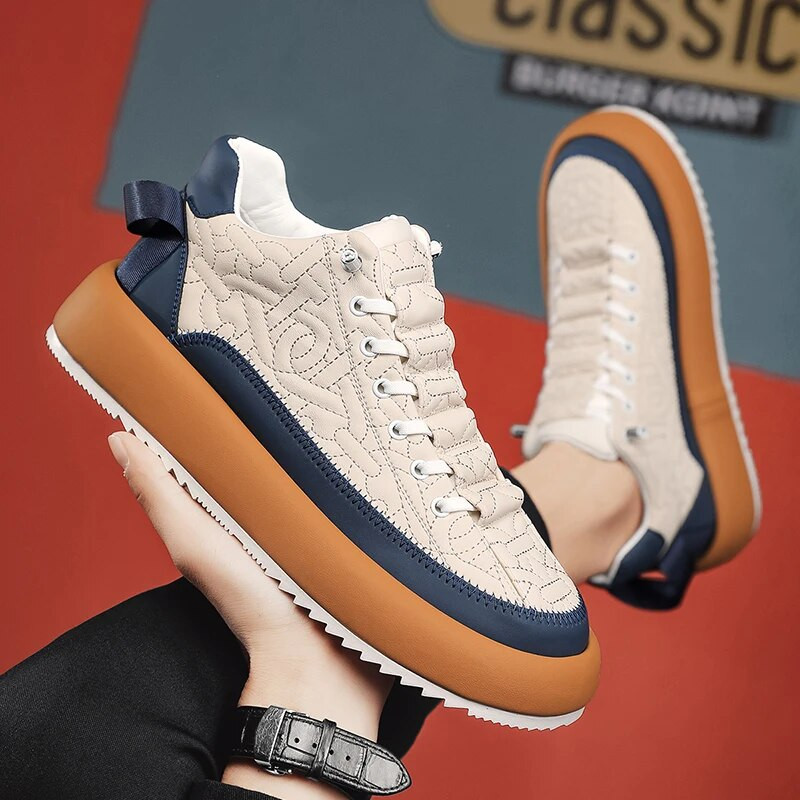 Bărbați pantofi vulcanizati pantofi tenis sport PU slip-on mix de culori de bună calitate skateboarding pantofi de mers pantof casual pentru bărbați