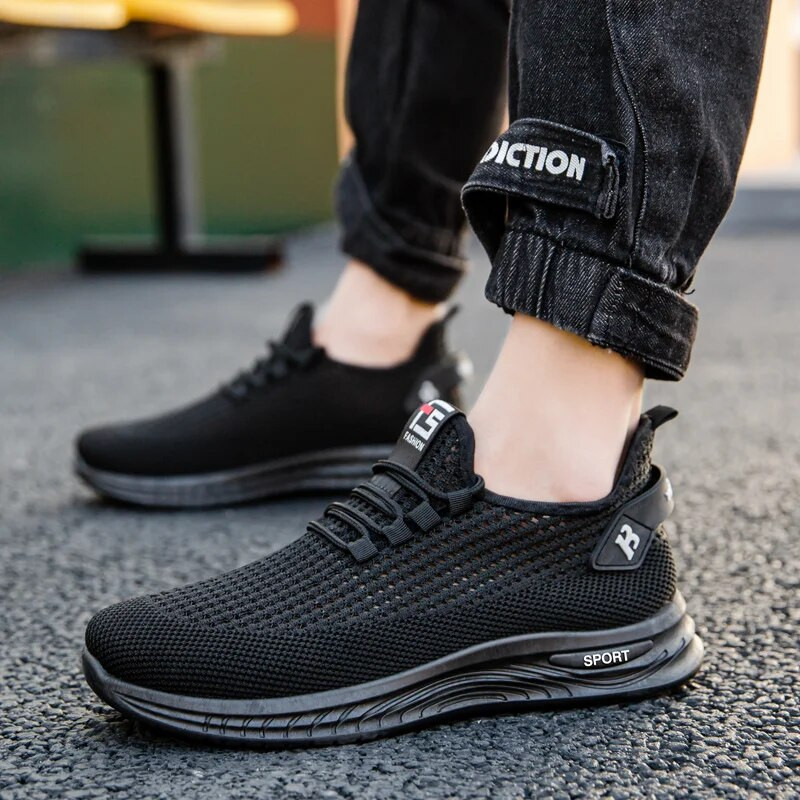 Pánske tenisky, sieťované, ležérne, priedušné, ľahké, na šnurovanie, pánske topánky, veľkosť 39-48, tenisky pre mužov