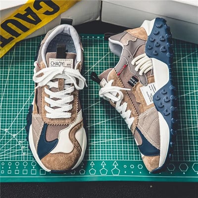 Nové tenisky Pánske topánky Módny návrhár Dissolve Thick Shoes Casual Ľahké Pánske Platformové Trendové Robustné tenisky Vychádzková obuv