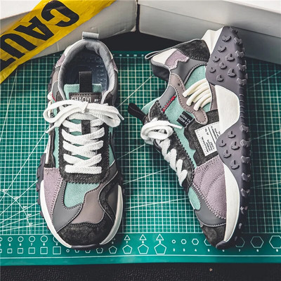 Nové tenisky Pánske topánky Módny návrhár Dissolve Thick Shoes Casual Ľahké Pánske Platformové Trendové Robustné tenisky Vychádzková obuv