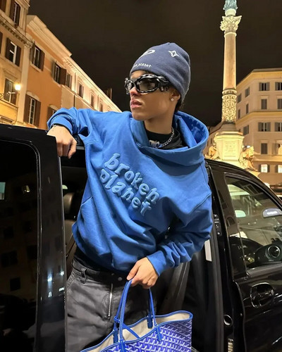 Hanorac negru de primăvară și toamnă, relaxat, Super Dalian, cu model de păianjen pe spate, pentru cuplu.