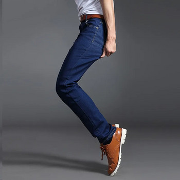 Καλής ποιότητας Μαύρο γκρι μπλε Skinny Jeans Ανδρικά Άνοιξη Καλοκαίρι Λεπτή Εφαρμογή Τζιν Τζιν Ανδρικό βαμβακερό Stretch Τζιν Παντελόνι Cowboy