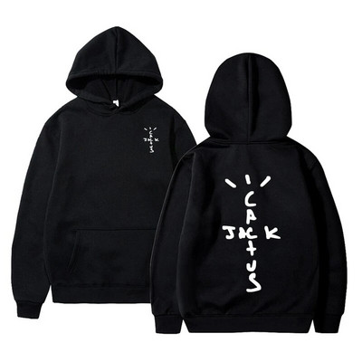 Hanorac hip hop Cactus Jack Swag Print Funny Femei Bărbați Hanorac cu glugă Pulover casual Harajuku