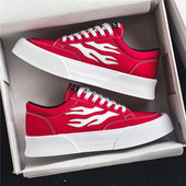 Moda de primavara vara pantofi rosii barbati pantofi din panza respirabili ocazional barbati cu platforma pantofi vulcanizati barbati espadrile basket homme