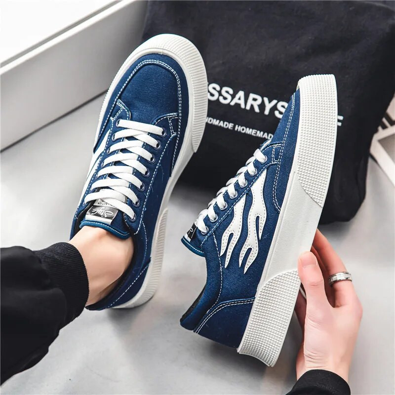 Moda de primavara vara pantofi rosii barbati pantofi din panza respirabili ocazional barbati cu platforma pantofi vulcanizati barbati espadrile basket homme