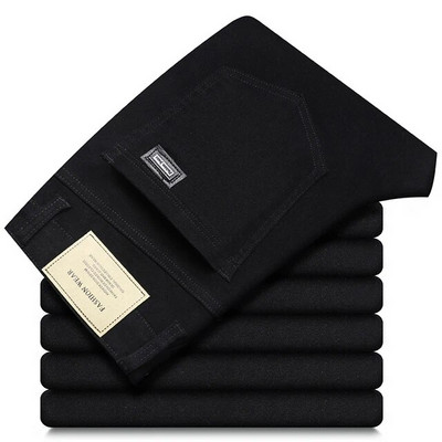 2023, blugi roșii vin de toamnă pentru bărbați, modă ocazională, stil clasic, de afaceri, pantaloni moale, pantaloni avansați pentru bărbați