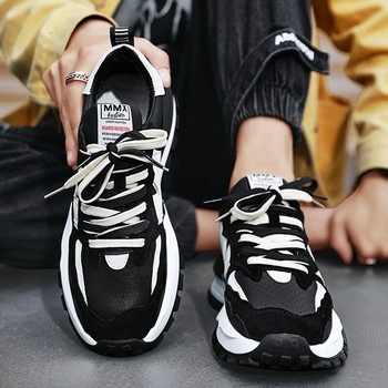 Нова марка мъжки маратонки за бягане удобни маратонки за джогинг дизайнерски кожени маратонки дишащи спортни обувки спортни обувки за тренировка