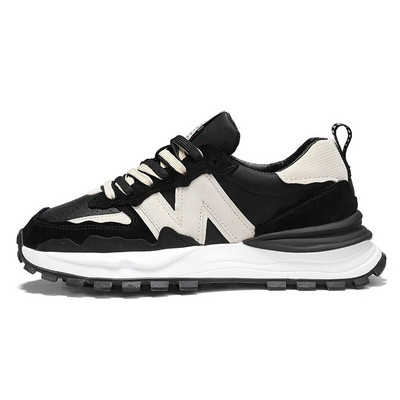 Új márka Férfi futócipők Kényelmes kocogócipők Design bőr tornacipők Légáteresztő sportcipők Sportos edzőcipők