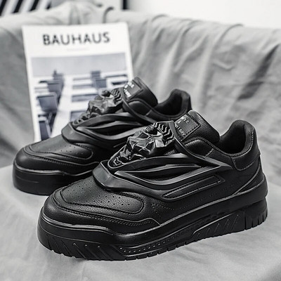 Ανδρικά Μόδα Αθλητικά Παπούτσια Βουλκανιζέ Παπούτσια Hombre Shiny Casual Tenis Luxury Παπούτσια Χοντής Πλατφόρμας Άνετα Zapatillas Νέο