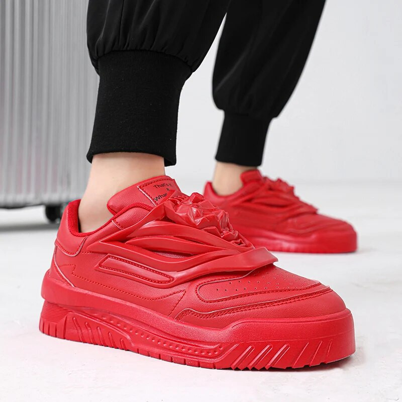 Ανδρικά Μόδα Αθλητικά Παπούτσια Βουλκανιζέ Παπούτσια Hombre Shiny Casual Tenis Luxury Παπούτσια Χοντής Πλατφόρμας Άνετα Zapatillas Νέο