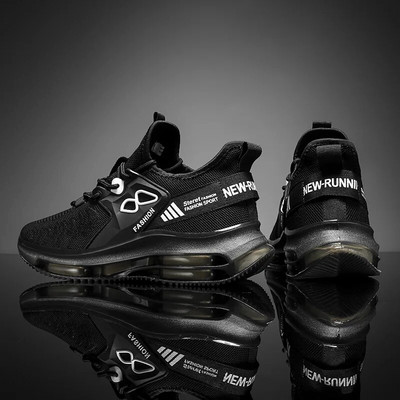 Nové pánske tenisky, módne ležérne bežecké topánky, pohodlné vonkajšie tenisové topánky s vzduchovým vankúšom, vyššia prémiová basketbalová obuv