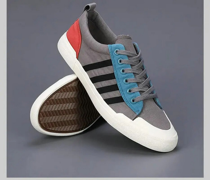 Pantofii pentru bărbați sunt mici pentru pantofi de pânză 2023 primăvară/vară pantofi de skateboard pentru petrecerea timpului liber pantofi vulcanizați confortabili, respirabili