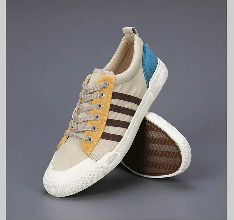 Pantofii pentru bărbați sunt mici pentru pantofi de pânză 2023 primăvară/vară pantofi de skateboard pentru petrecerea timpului liber pantofi vulcanizați confortabili, respirabili