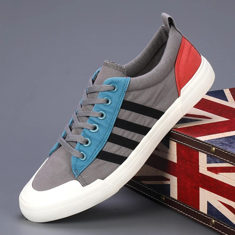 Pantofii pentru bărbați sunt mici pentru pantofi de pânză 2023 primăvară/vară pantofi de skateboard pentru petrecerea timpului liber pantofi vulcanizați confortabili, respirabili