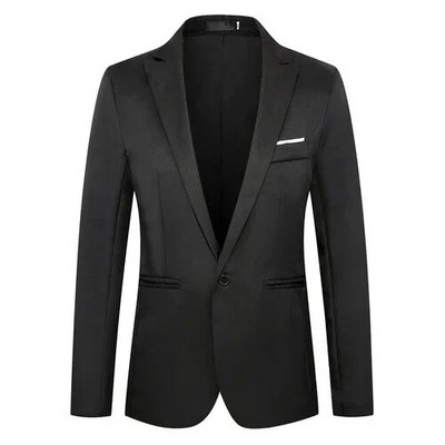 Jachete de costum formal pentru bărbați Uniforme de afaceri Blazer de lucru Topuri Solid Regular Slim Fit Costum de nuntă alb pentru bărbați Sacou blazer